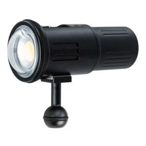 5000 Lumen professional underwater video light wide angle 120 degree.