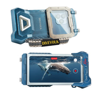 SeaTouch 4 Max-Underwater Smarphone Housing-Deep Blue-2