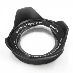 Underwater Wide-angle Conversion Lens X0.6 for DIVEVOLK Housing and Action Camera